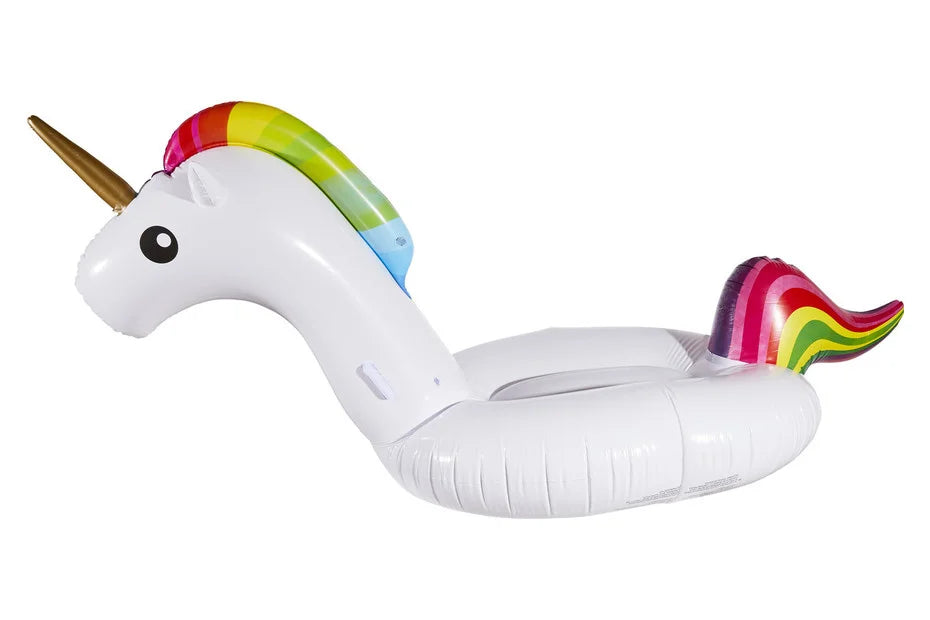 Grosse aufblasbare Wasser Luftmatratze, Einhorn / Minikauf.ch