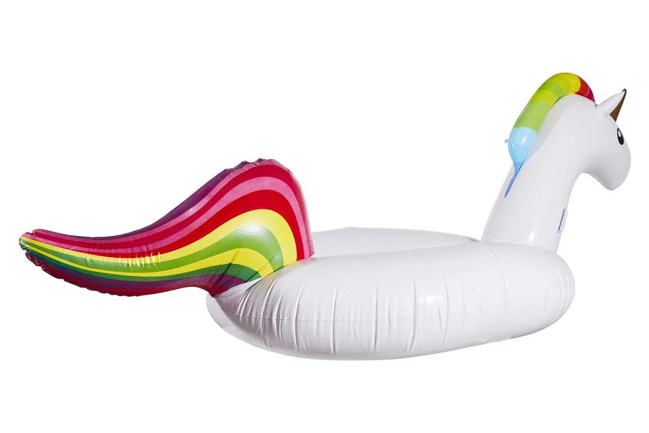 Grosse aufblasbare Wasser Luftmatratze, Einhorn / Minikauf.ch