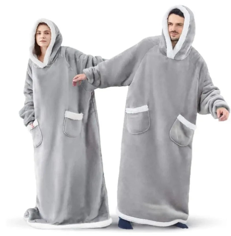 Premium XXL Kapuzen- Deckenhoodie, grau / Minikauf.ch