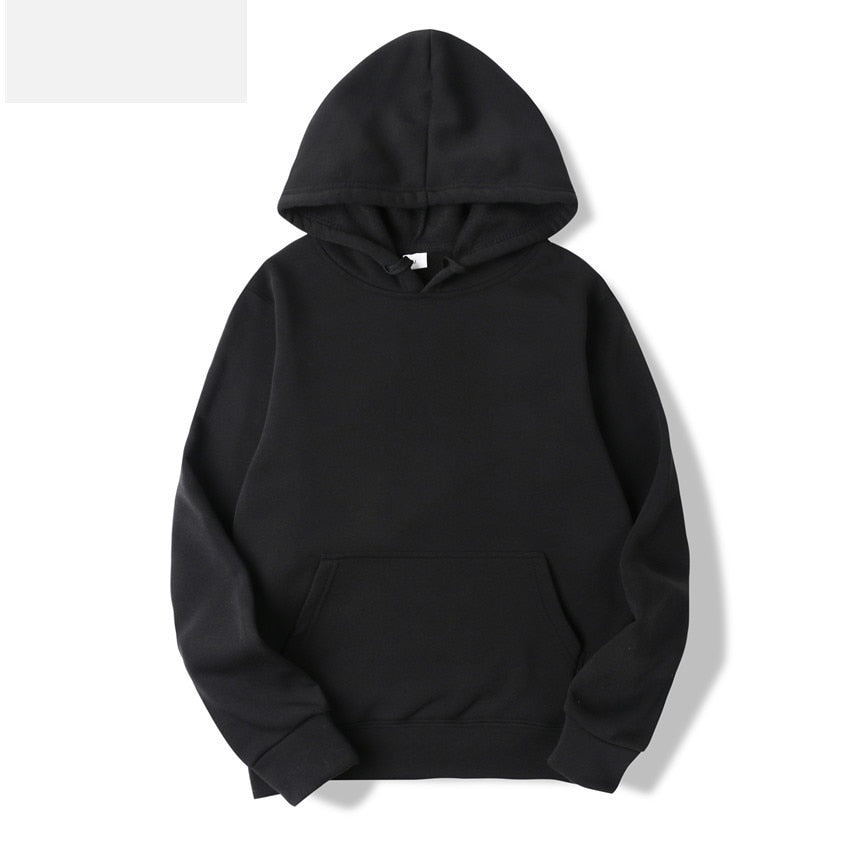 Sweatshirt Kapuzen Hoodie, schwarz / Minikauf.ch