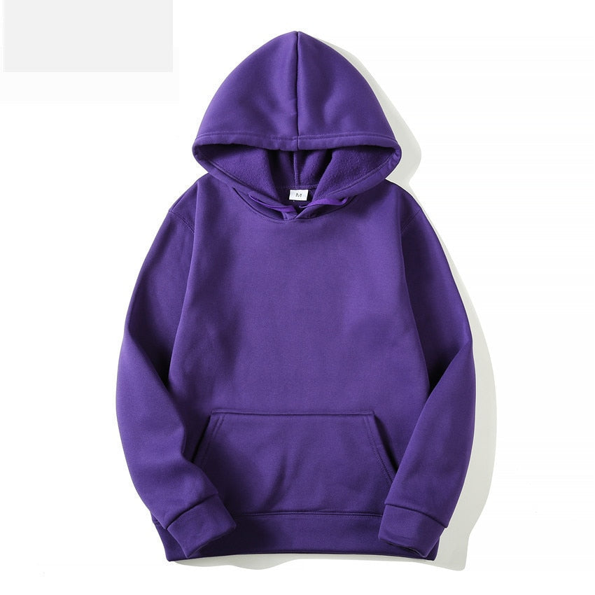 Sweatshirt Kapuzen Hoodie, Lila / Minikauf.ch