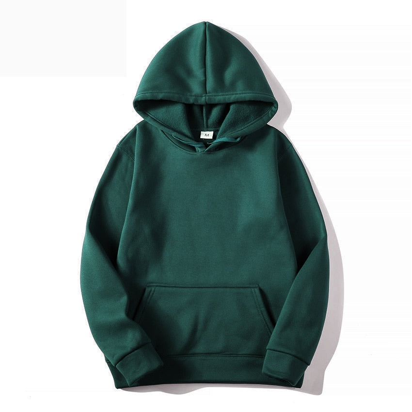 Sweatshirt Kapuzen Hoodie, Dunkelgrün / Minikauf.ch