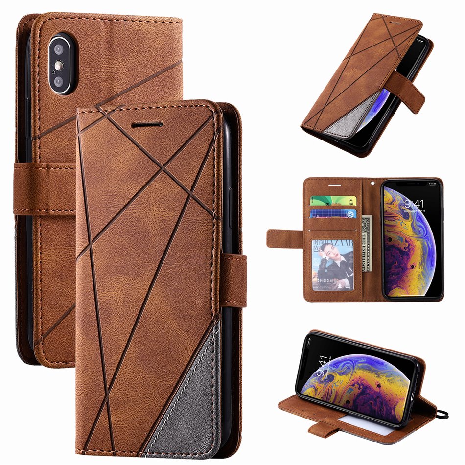 Xiaomi Leder Handyhülle, Mobiltelefontasche, braun / Minikauf.ch