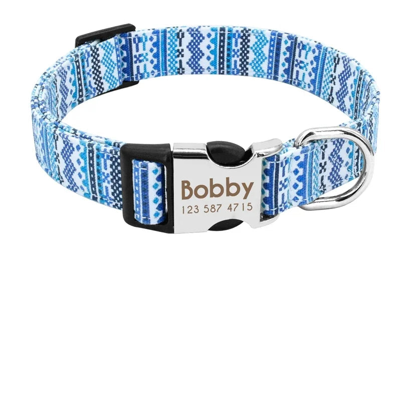 Personalisiertes Nylon Hundehalsband