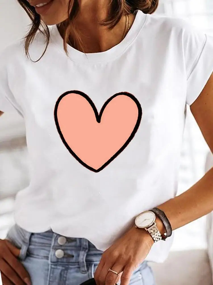 Damen T-Shirt mit Druckmuster / Minikauf.ch