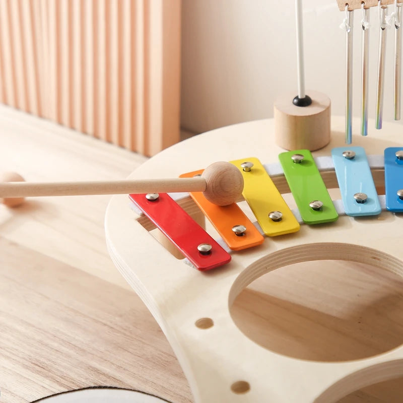 Montessori Musikspielzeug aus Holz – Xylophon & Percussion Set für Kinder / Minikauf.ch