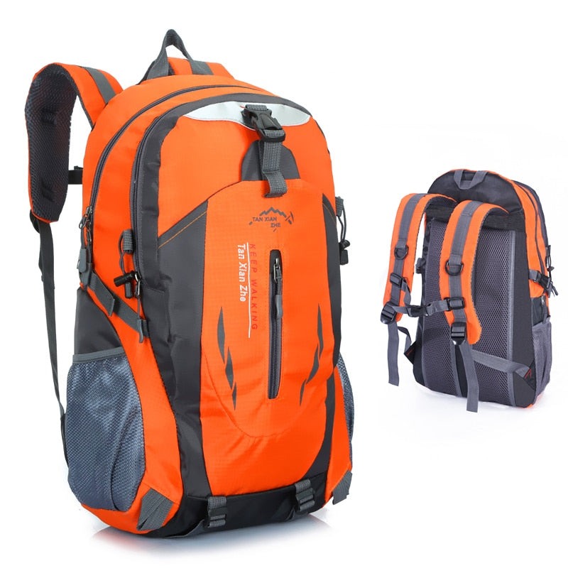 Wasserdichter Reise Rucksack, orange / Minikauf.ch