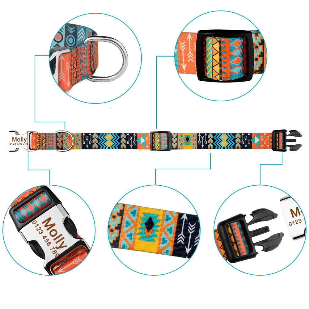 Personalisierbares Hundehalsband mit Namensgravur / Minikauf.ch