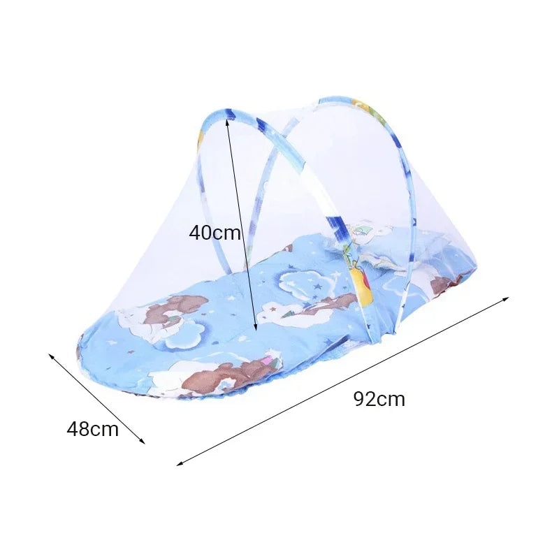 Faltbares Babybett mit Moskitonetz / Minikauf.ch