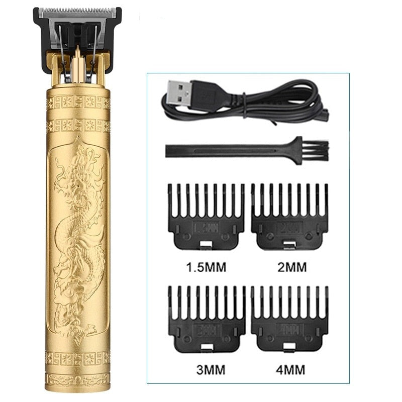 Drachen Rasierer und Buddha Trimmer, Gold Drache / Minikauf.ch