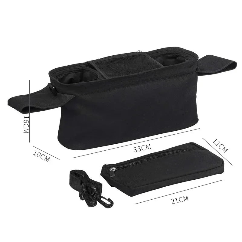 Baby Kinderwagentasche, schwarz / Minikauf.ch