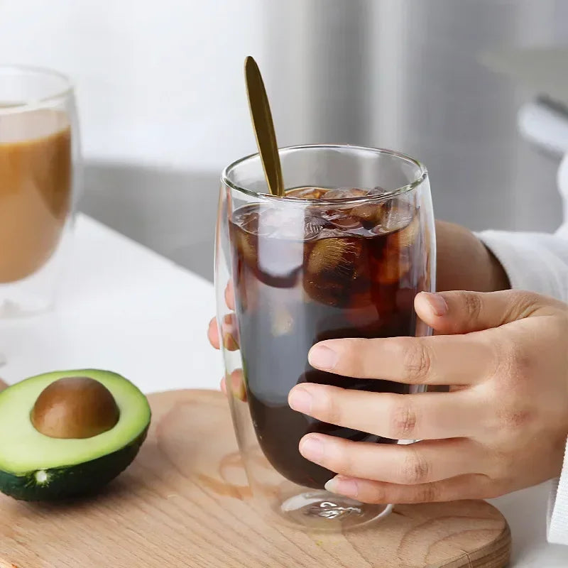 Doppelwandige Hitzebeständige Glastasse 80–650 ml / Minikauf.ch