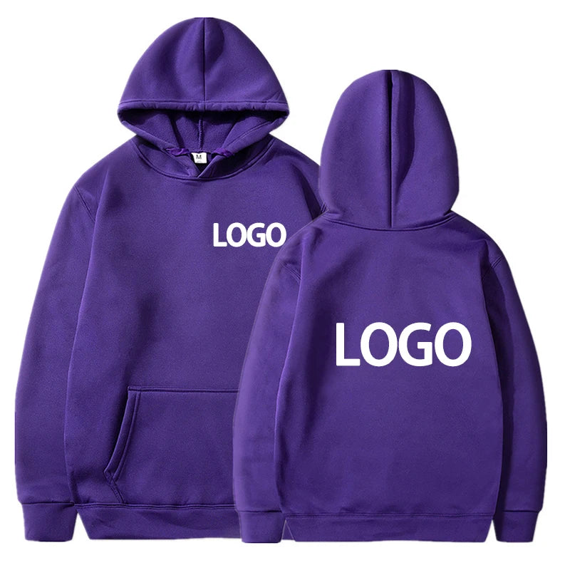 Personalisierter Hoodie mit Kapuze, Lila / Minikauf.ch
