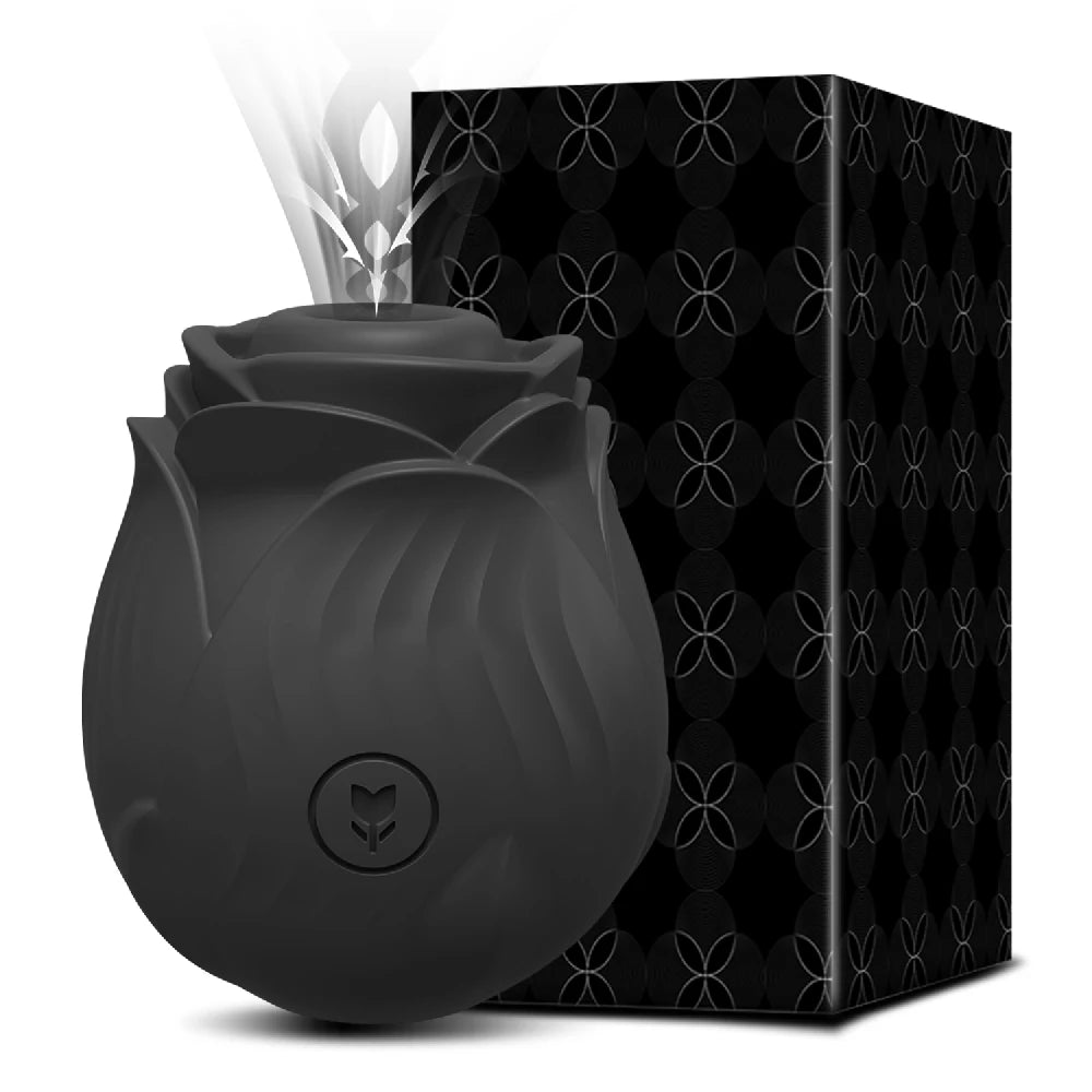 Klitoris & G-Punkt Vibrator mit Saug- & Vibrationsfunktion, Schwarz / Minikauf.ch