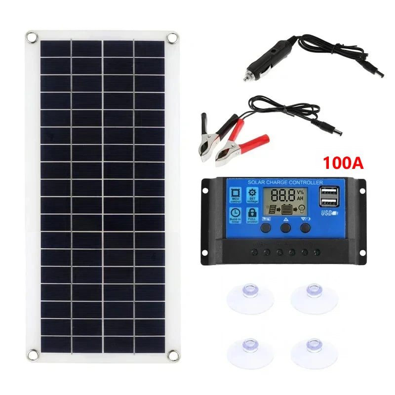 10-15W Solarpanel mit 60A/100A Solarladeregler / Minikauf.ch
