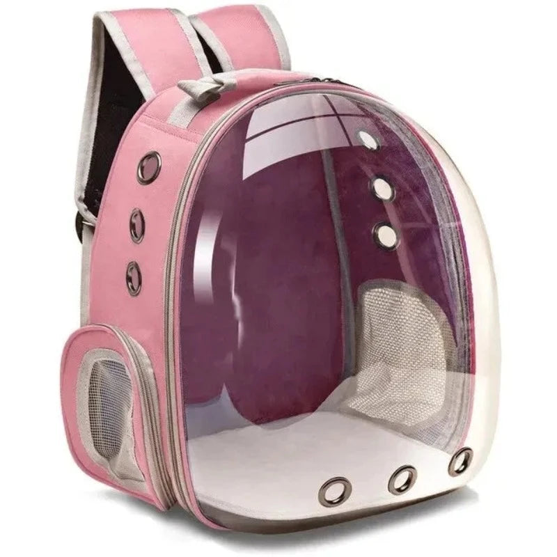 Atmungsaktive tragbare Haustiertasche, pink / Minikauf.ch