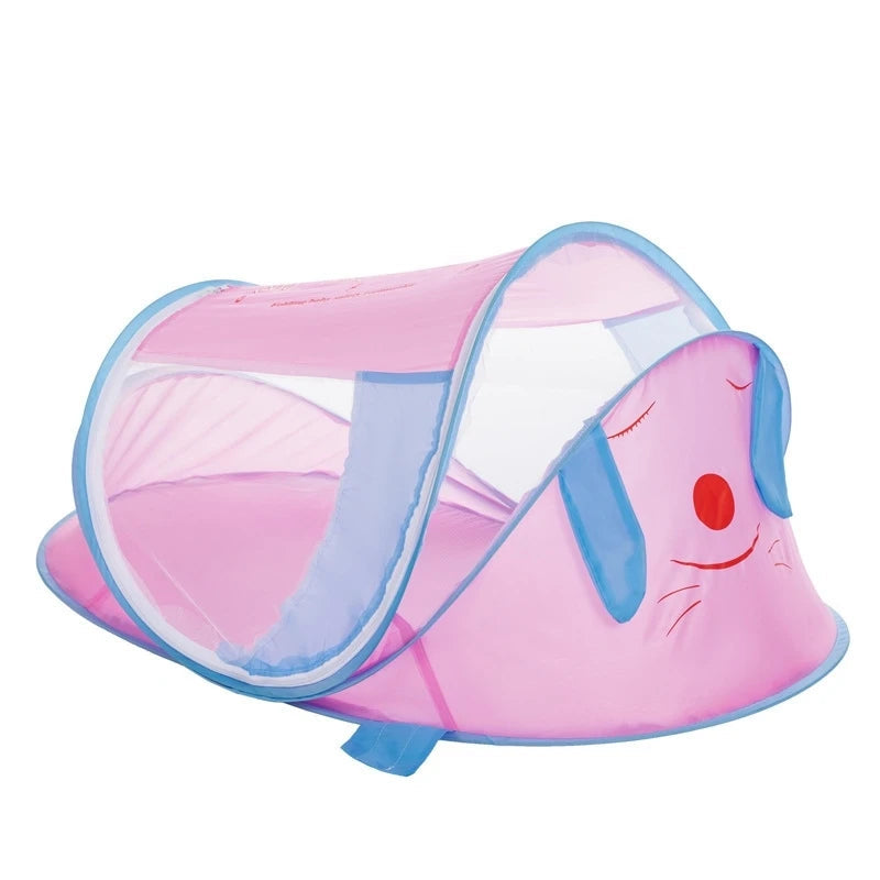 Wurf-Moskitonetz Baby Pop-Up Jurte, Pink / Minikauf.ch