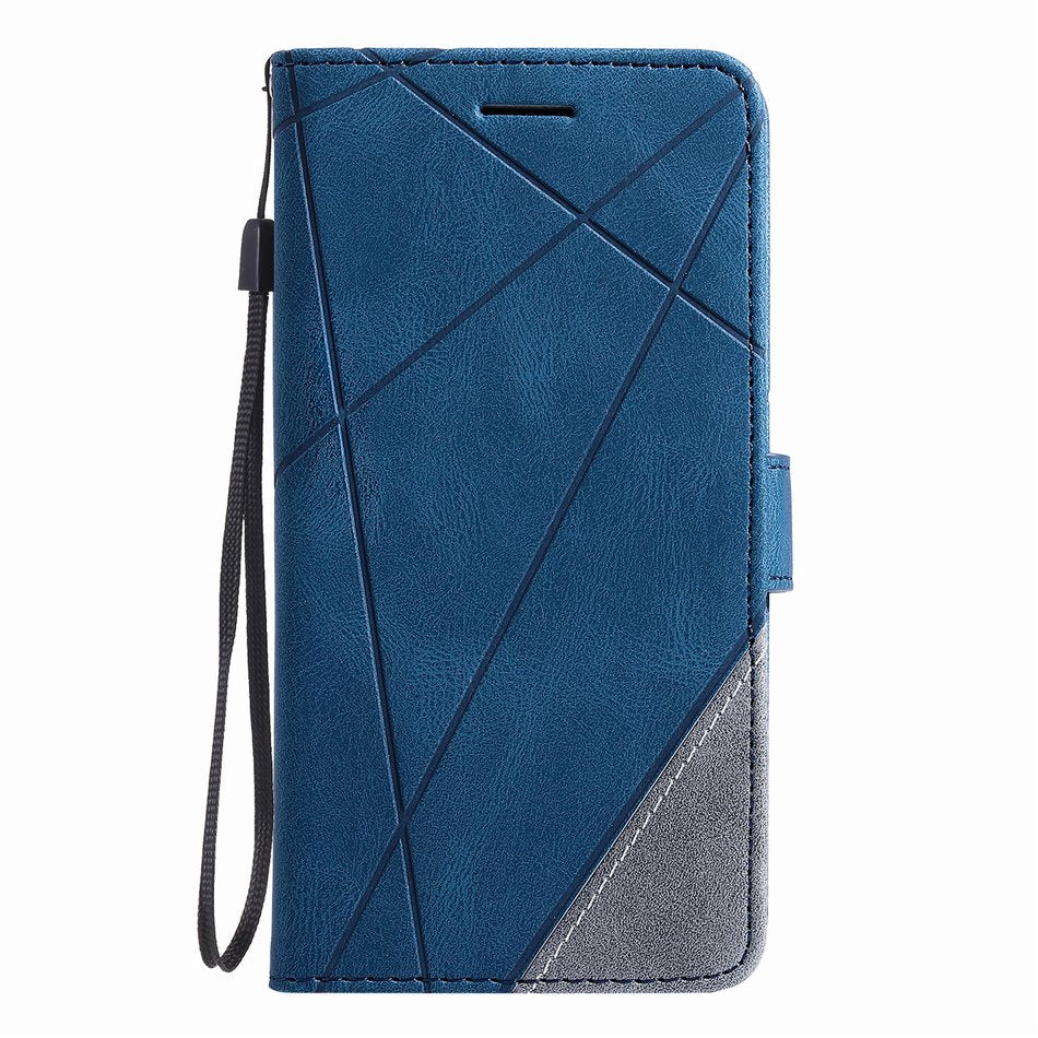 Xiaomi Leder Handyhülle, Mobiltelefontasche, blau / Minikauf.ch