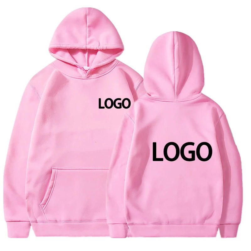 Personalisierter Hoodie mit Kapuze, Pink / Minikauf.ch