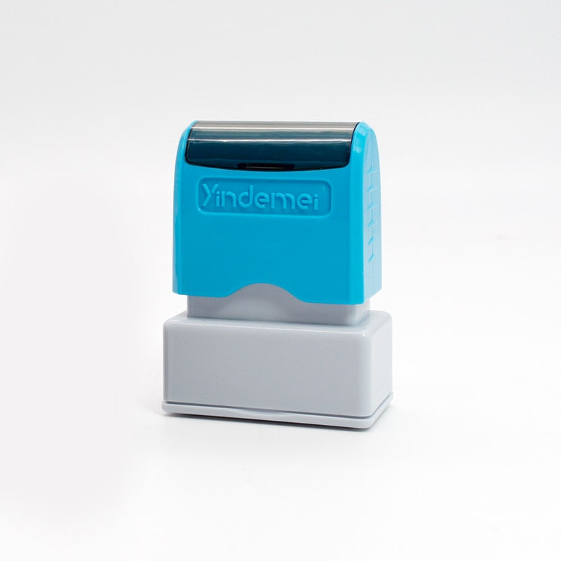 Personalisierter Stempel mit Text erstellen, Dunkelblau / Minikauf.ch