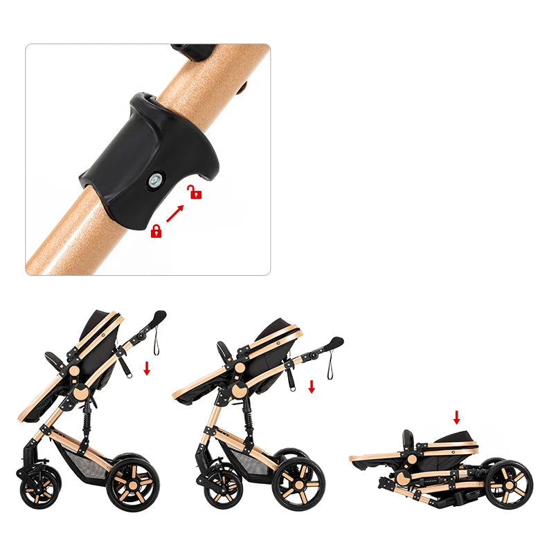3 in 1 Kinderwagen mit Babyschale / Minikauf.ch