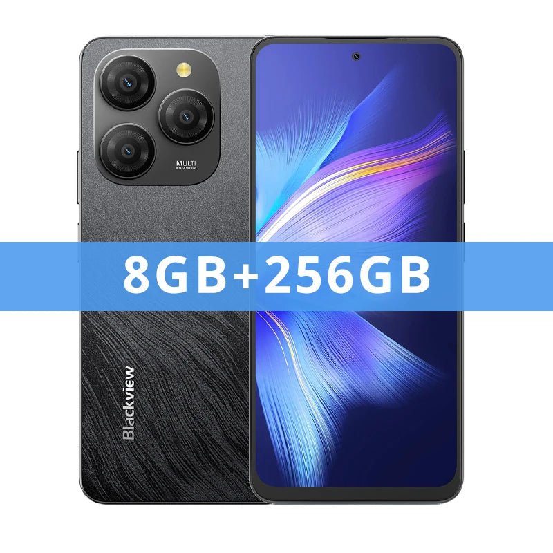 Blackview Shark 9 5G (NFC - 6.67"- 256 GB, 8 GB RAM), Schwarz / Minikauf.ch
