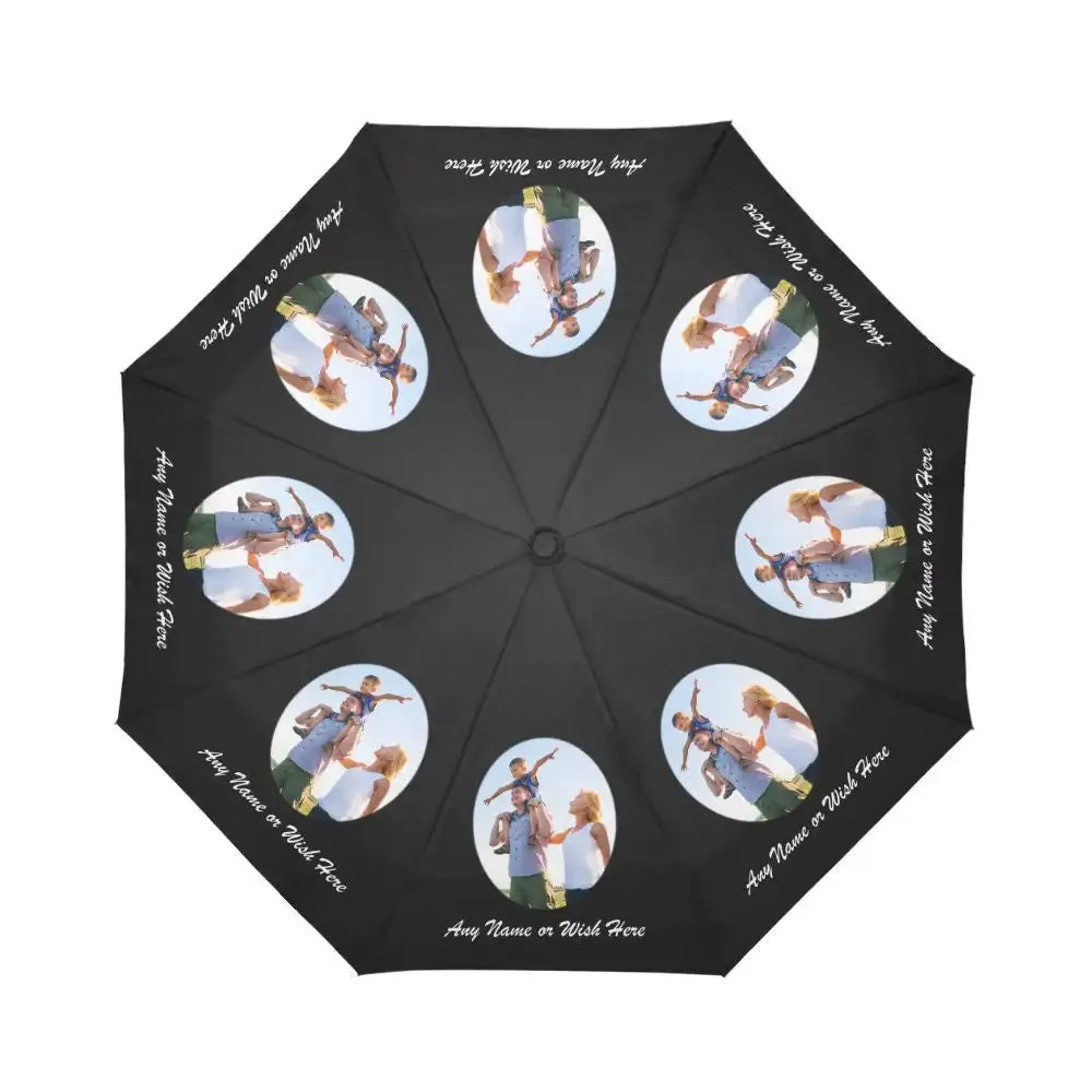 Personalisierter Regenschirm mit Foto – Faltbar, Regen & Sonnenschutz / Minikauf.ch