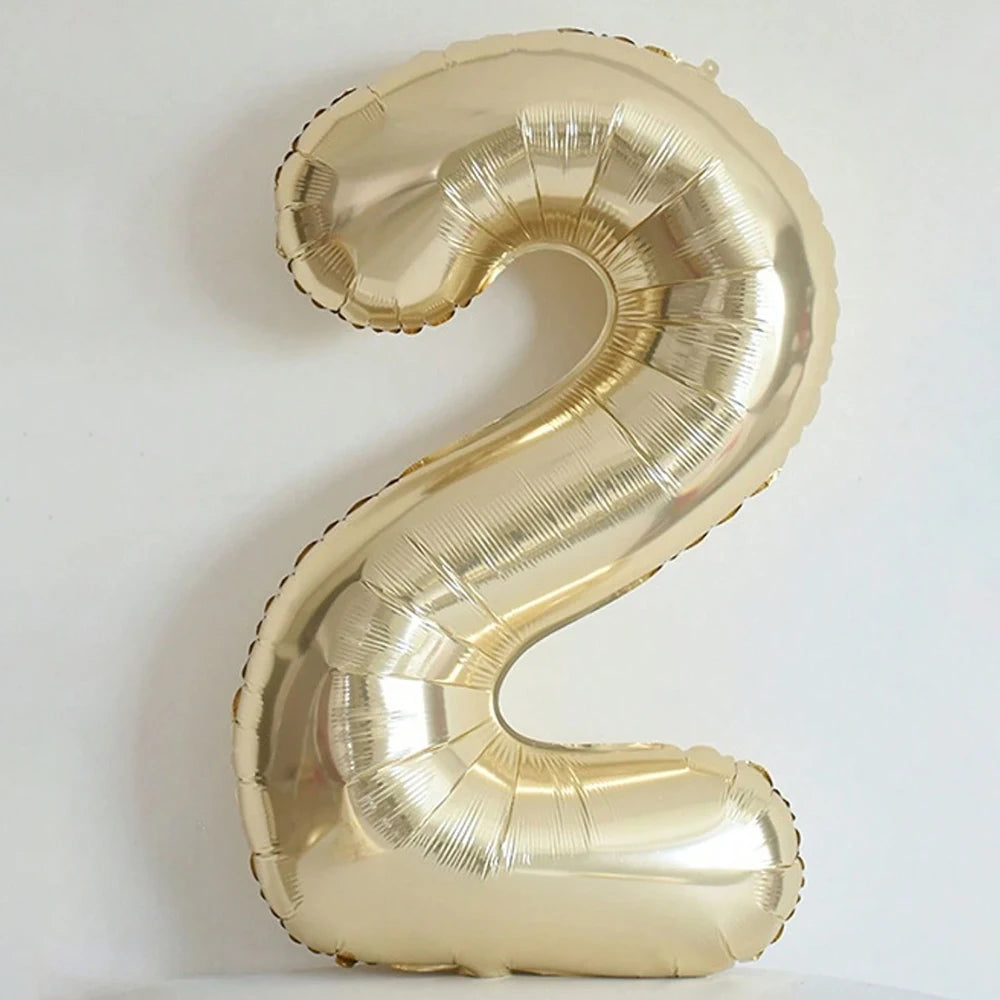 101cm Platin Zahlenballon 0–9 Heliumballon / Minikauf.ch
