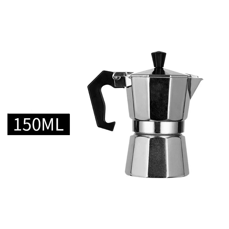 Italienischer Aluminium Espressokocher, 150ml Silber / Minikauf.ch