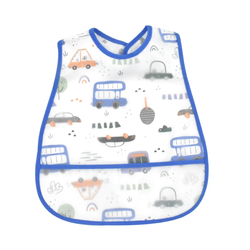 Wasserdichtes Baby-Lätzchen mit Cartoon-Muster / Minikauf.ch