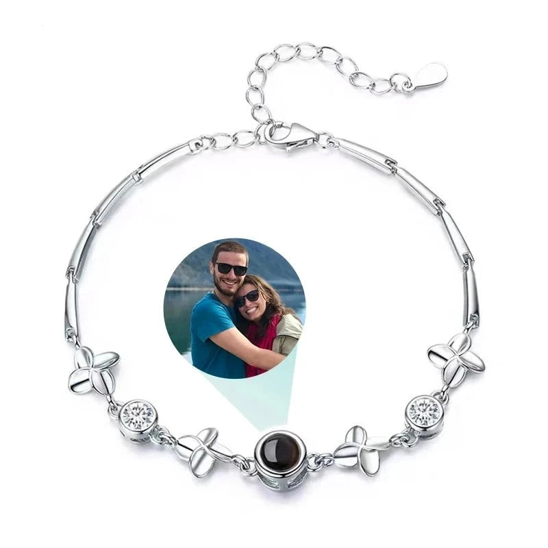 Personalisiertes Projektionsarmband mit Foto / Minikauf.ch