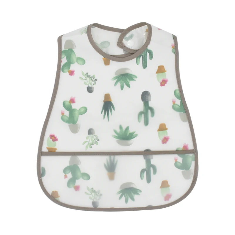 Wasserdichtes Baby-Lätzchen mit Cartoon-Muster / Minikauf.ch