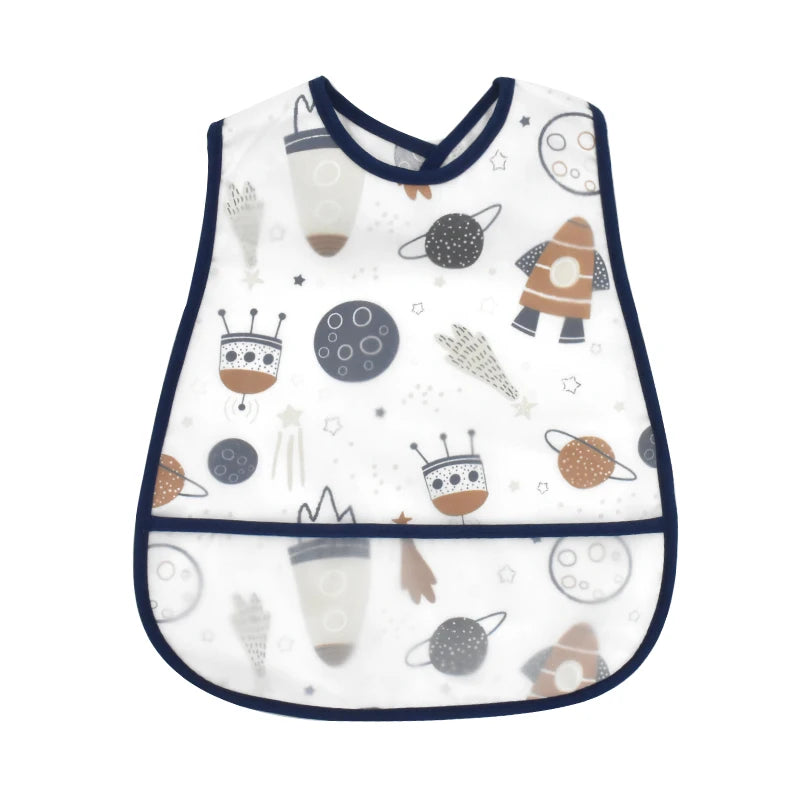 Wasserdichtes Baby-Lätzchen mit Cartoon-Muster / Minikauf.ch