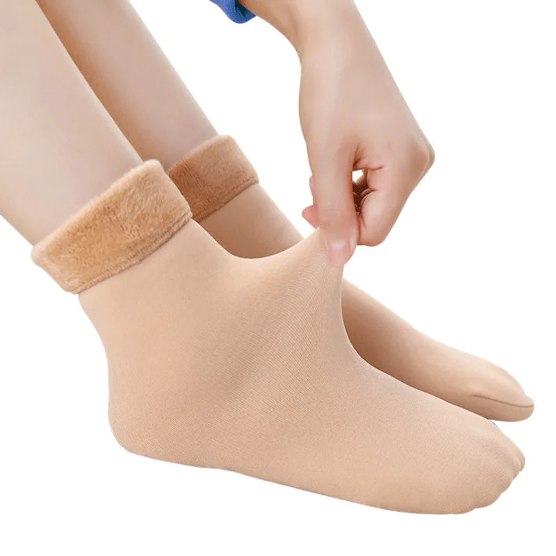 Einfarbige Thermische Wintersocken / Minikauf.ch