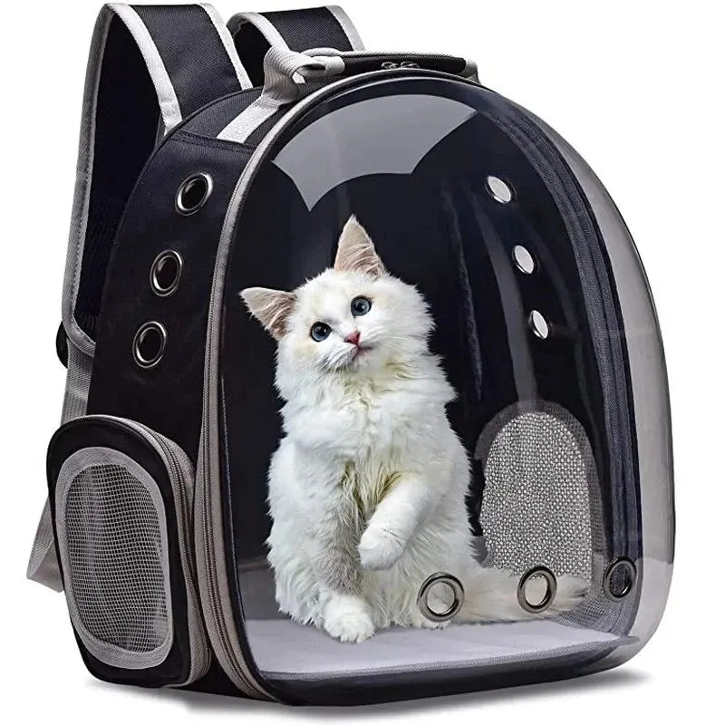 Atmungsaktive tragbare Haustiertasche, schwarz / Minikauf.ch