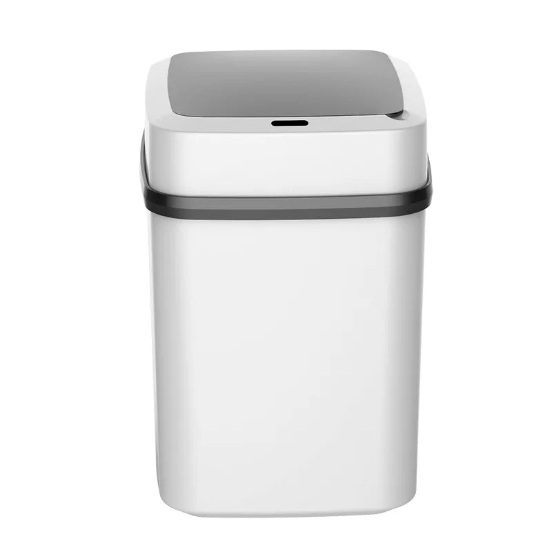 13L Touch-Sensor Mülleimer – Geruchsdicht & Smart für Küche & Bad, Weiss / Minikauf.ch