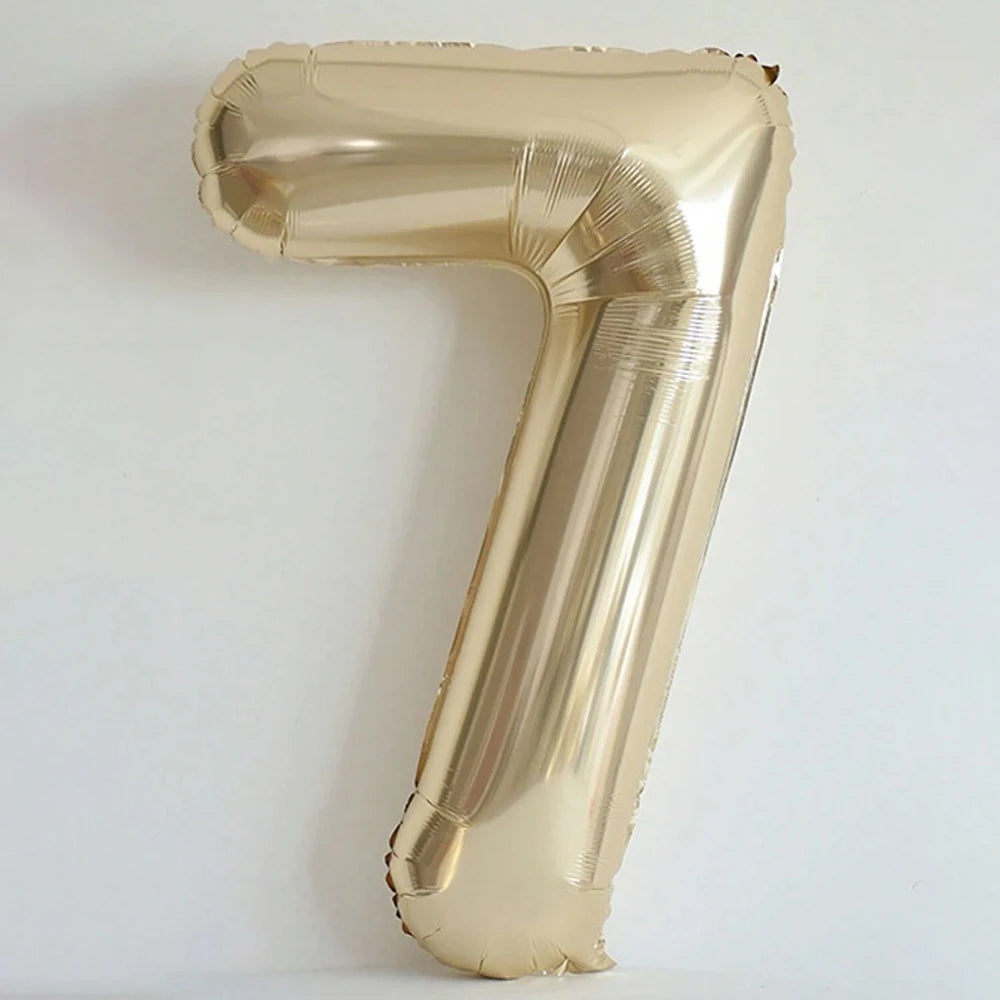 101cm Platin Zahlenballon 0–9 Heliumballon / Minikauf.ch