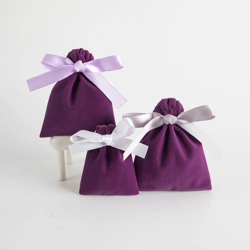 Samt Geschenk- & Schmuckbeutel 10 Stück / Minikauf.ch