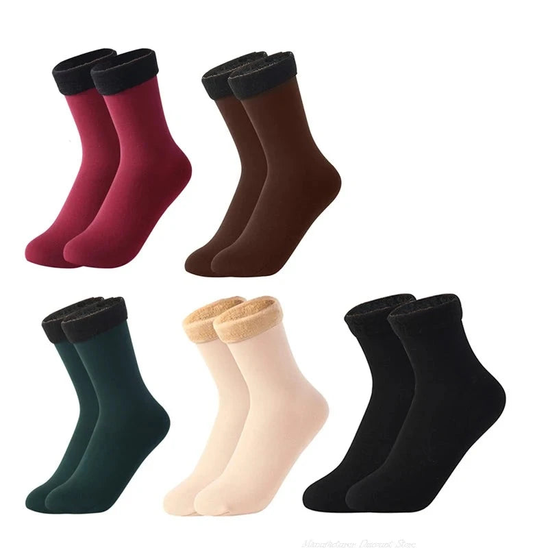 Einfarbige Thermische Wintersocken / Minikauf.ch