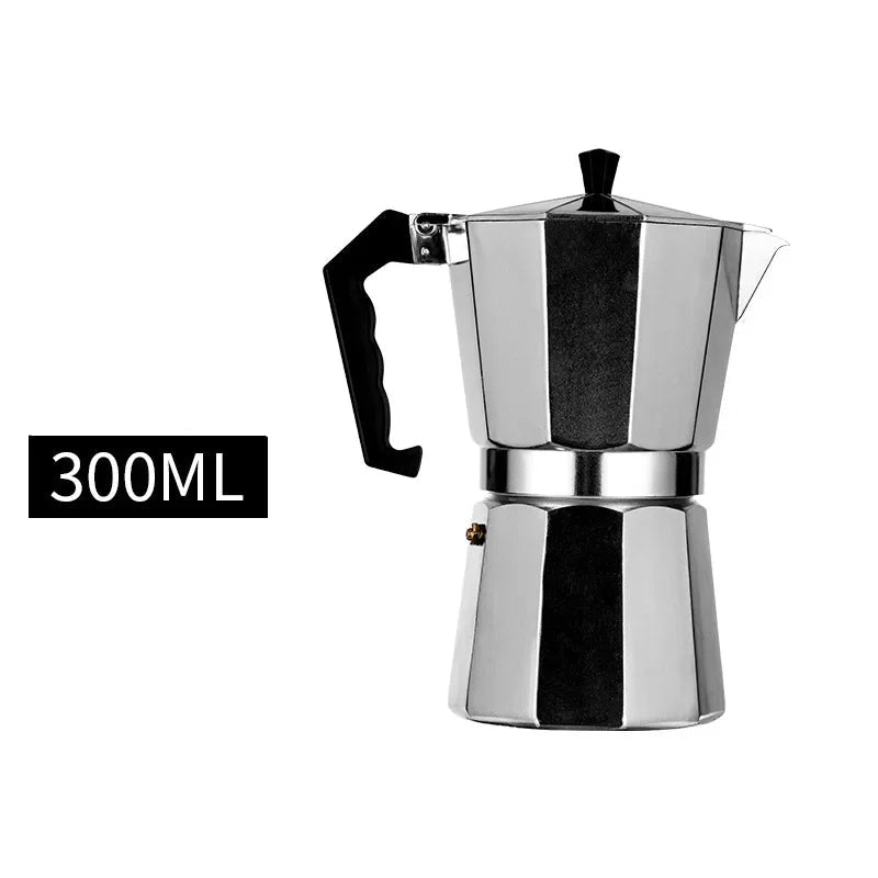 Italienischer Aluminium Espressokocher, 300ml Silber / Minikauf.ch