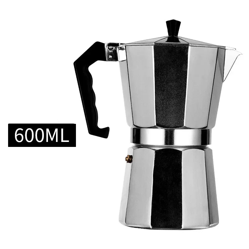 Italienischer Aluminium Espressokocher, 600ml Silber / Minikauf.ch