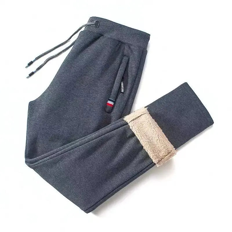 Winter Fleece Trainerhosen, grau / Minikauf.ch