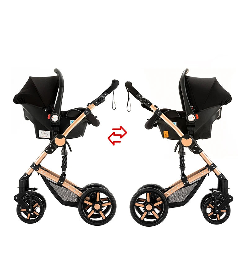 3 in 1 Kinderwagen mit Babyschale / Minikauf.ch