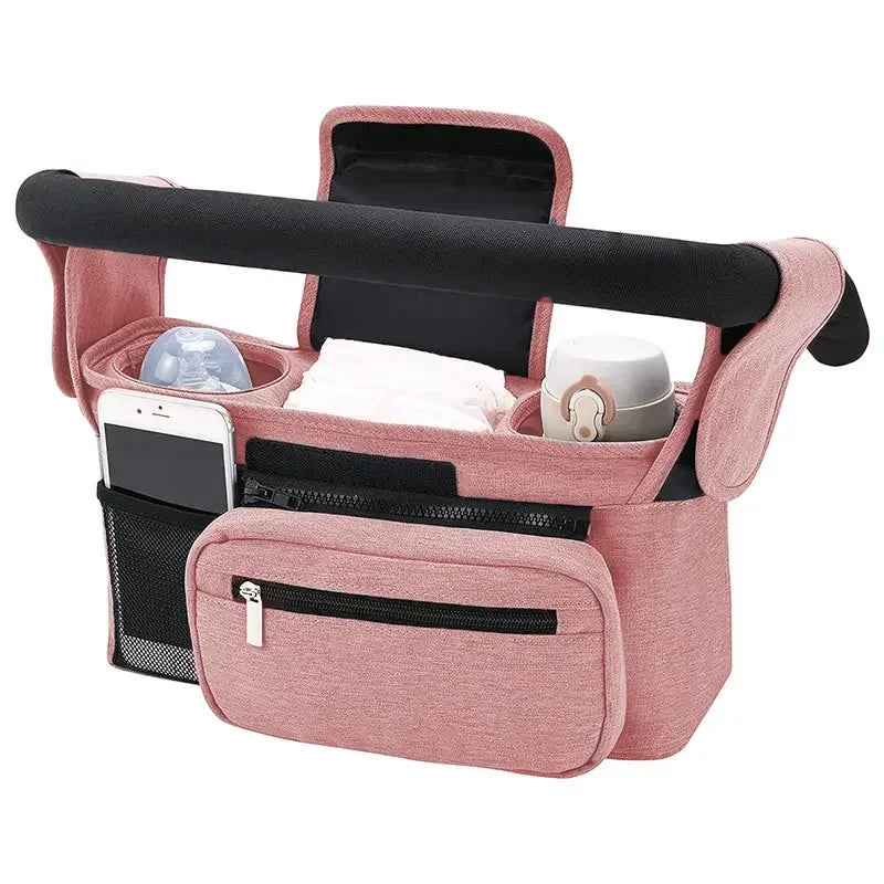 Baby Kinderwagentasche, pink / Minikauf.ch