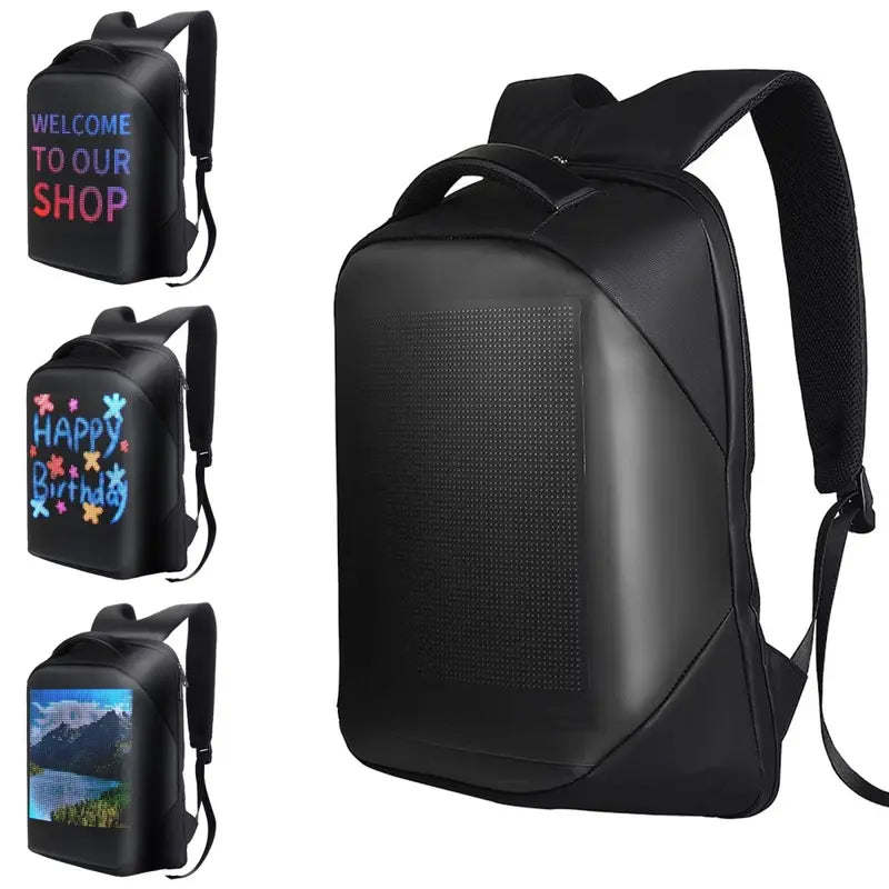 Smarter LED Rucksack, Werberucksack / Minikauf.ch