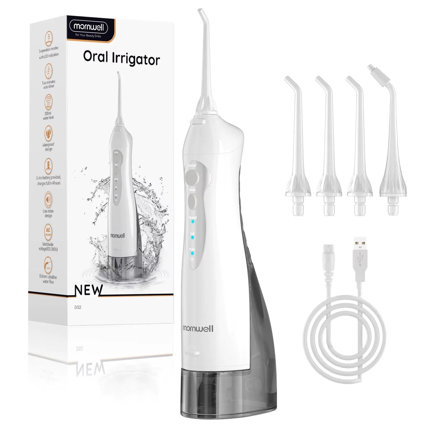 USB Tragbare Wasser Munddusche, Weiss / Minikauf.ch