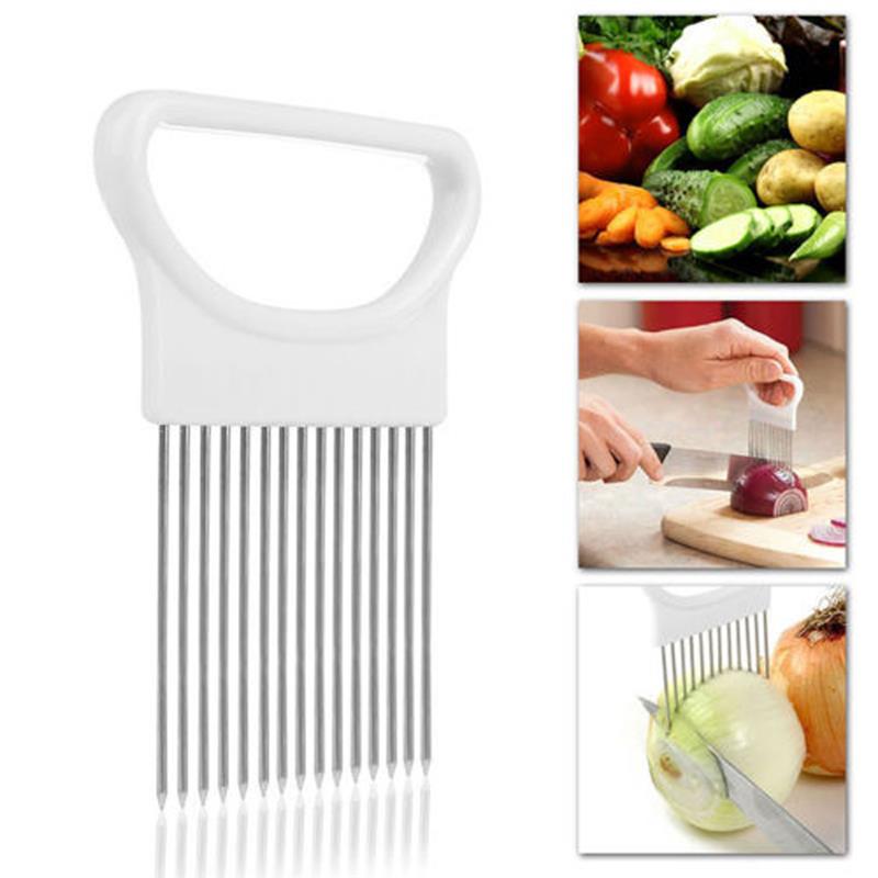 Gemüsehalter & Obst Schneidehilfe, weiss / Minikauf.ch