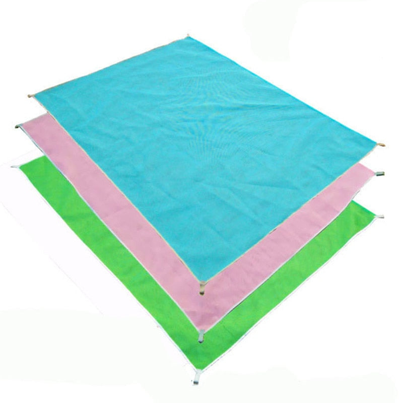 Anti-Sand Bade- Strandtuch, grün, blau, pink / Minikauf.ch