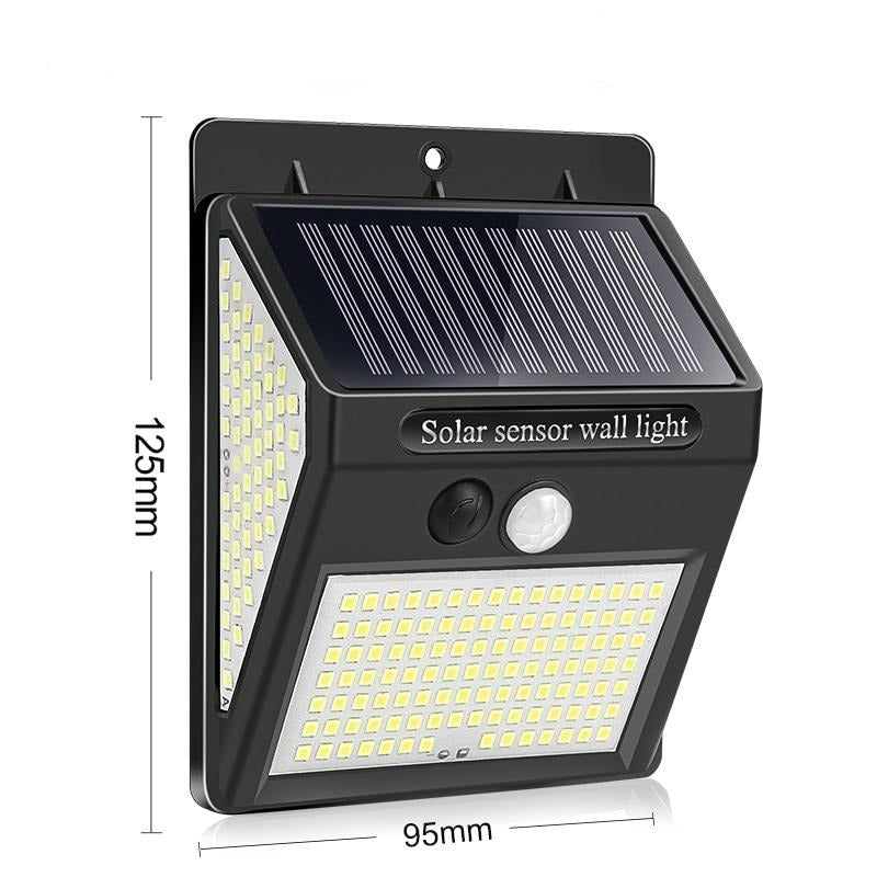 Solarbetriebene Sonnenlichtstrahler mit Bewegungsmelder / Minikauf.ch