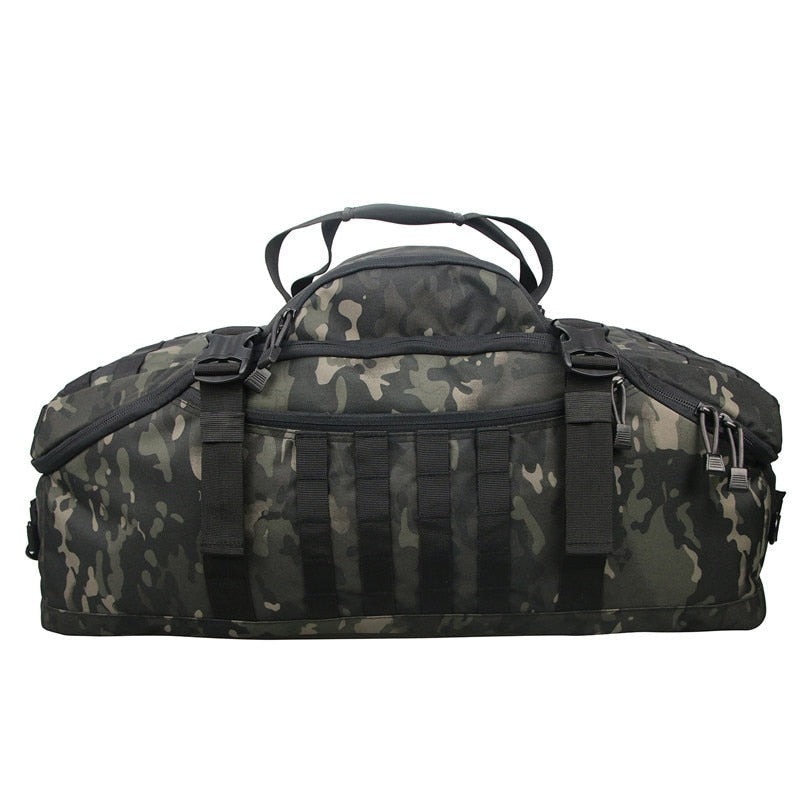 40L - 80L Wasserdichte Sport- Reisetasche, 40 Liter Schwarz Militär / Minikauf.ch